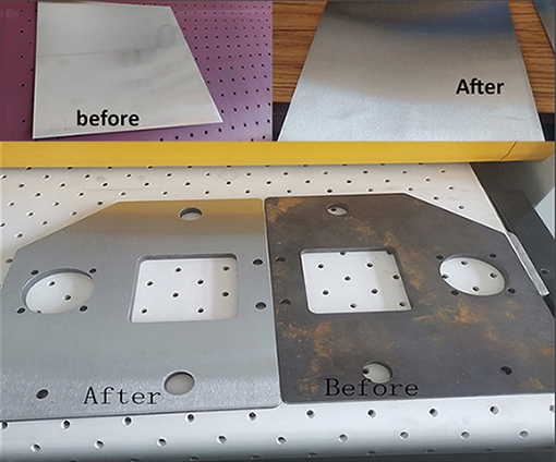 metal deburring finished