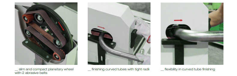 curved tube polisher