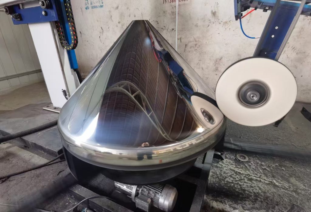 tank dish polishing machine
