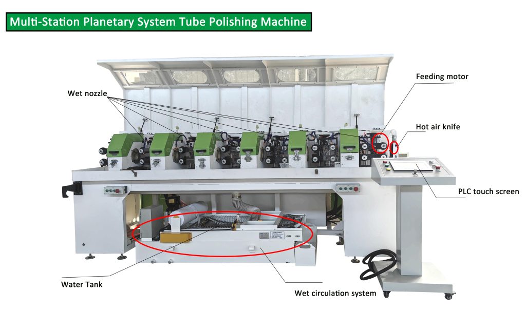 108-6 tube polishing machine