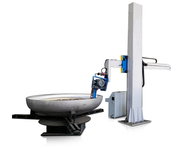 white tank dish end polishing machine 2