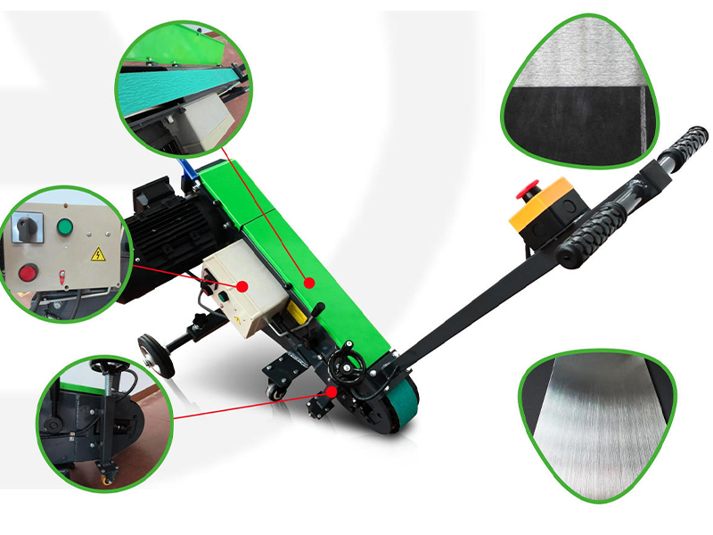 hand push belt sander machine